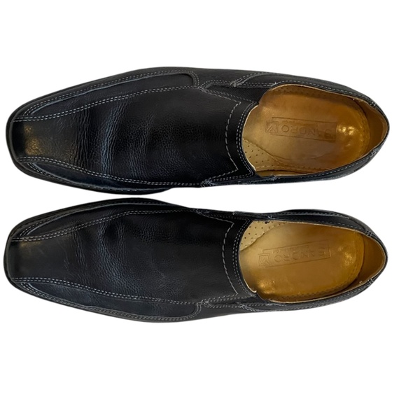 Sandro Black Leather Loafers